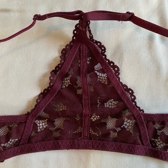 VS Pink bralette 32C burgundy - Picture 4 of 6